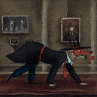 santimov animation illustration weird midnight GIF