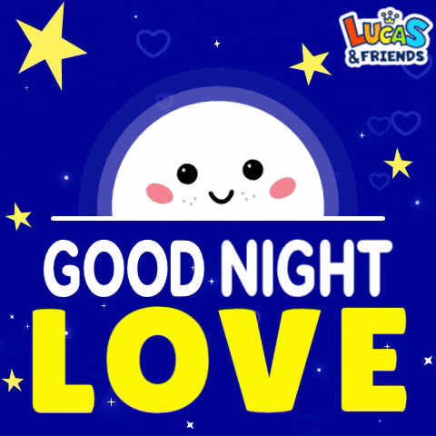 Good Night GIF by Lucas and Friends by RV AppStudios