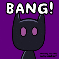 Glow Black Cat GIF by VeeFriends