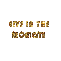 live in the moment Sticker by Huda Boss