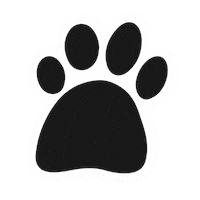 BlogPaws paw paws paw print paw prints Sticker