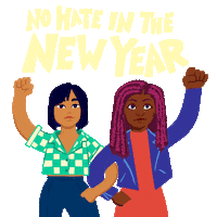 Happy New Year Sticker by LA vs. Hate