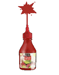 ExoticFoodThailand hot spicy chilli sriracha Sticker