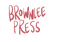 brownleepress logo writing bp brownlee Sticker