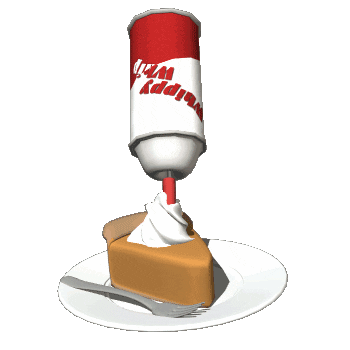 Whipped Cream 3D Sticker