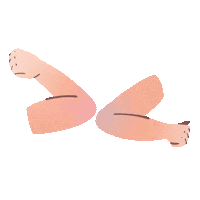 Elbow Bump Sticker