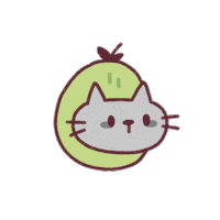 apple_fox23 applefox 蘋果狐狸 pomelocat 柚子喵 Sticker