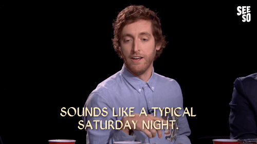 Typical Saturday Night GIF by Seeso