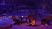 Fire Snow GIF