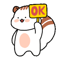 Chipmunk Smile Sticker