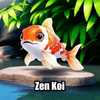 Koi Fish Yoga GIF by TheConfishius