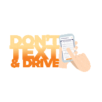 Dont Text And Drive Sticker by peregonza