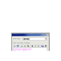 madsandluprintco 2000s aim taco bell aol Sticker