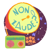 kokoakgara radio non where are you euskara Sticker