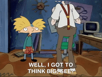 hey arnold nicksplat GIF