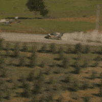 Jump Driving GIF by FIA World Rally Championship