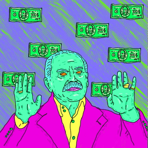 animation money GIF by whateverbeclever