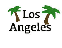 Los Angeles Usa Sticker by TheCoolHeART