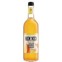 nixandkixnatural natural bottle ginger sparkling Sticker