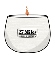 27MilesMalibu candle cozy fragrance malibu GIF