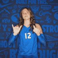 Ncaa Volleyball Go Cougs GIF by BYU Cougars