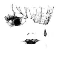 Sad Girl Sticker
