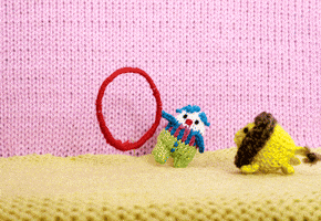 stop-motion clown GIF by Mochimochiland