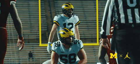 Go Blue Michigan Football GIF by Michigan Athletics