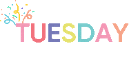 Celebration Tuesday Sticker by ThePartysHere