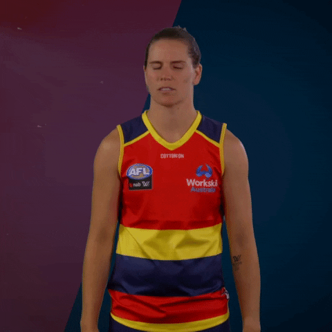 Randall Shakes Head GIF by Adelaide Crows
