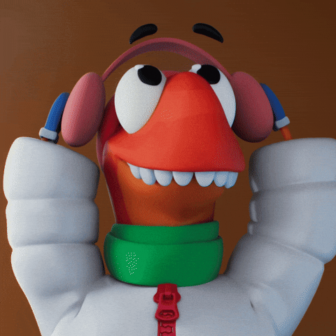 Dressing Up Snowy Day GIF by Claynosaurz