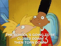 hey arnold nick splat GIF