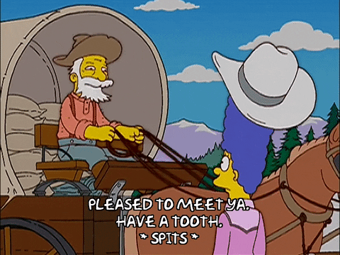 happy marge simpson GIF