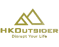 Hkoutsider Canyoning Rappelling Climbing Abseiling Coasteering Sticker by HKOutsider