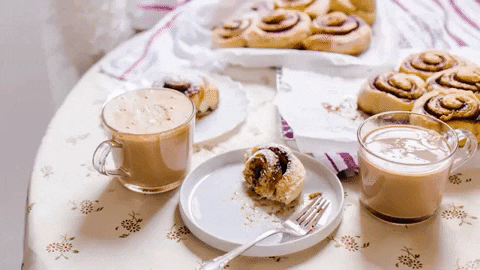 elsbro giphygifmaker vegan cinnamonrolls GIF
