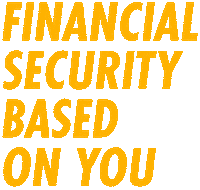 Financial Security Based On You Sticker by Onuu