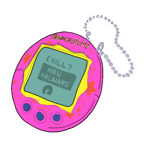 Chilling The 90S Sticker by Inner Ocean Records