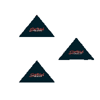 Triangles Sticker by Scottsdale Nights