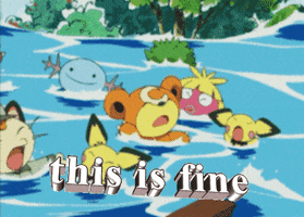 This Is Fine GIF by becky