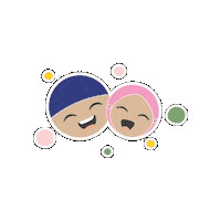sunnahway happy kids joy positive Sticker