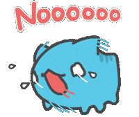 cat no Sticker by Capoo
