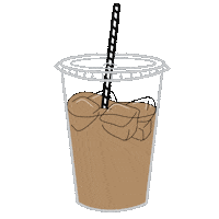Iced Coffee Sticker by the lifestyled co