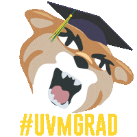 Graduation Graduate Sticker by University of Vermont