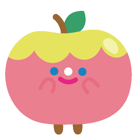 Apple Fruit Sticker by THE RECORDER FACTORY