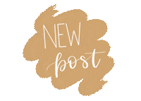 New Post Calligraphy Sticker