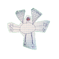 Robot Hug Sticker