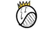 loopmation cartoon white black face Sticker