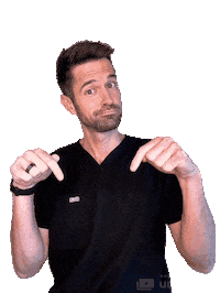 avenuesouthortho look pointing doctor nashville Sticker