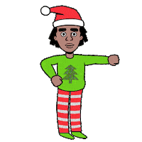 Happy Merry Christmas Sticker by Holler Studios