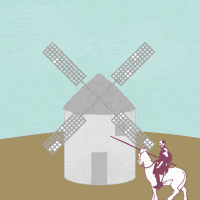Don Quixote Alphabet GIF